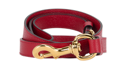 Gucci Interlocking G Pet Leash, Leather, Red, 692949, DB/B, 3*
